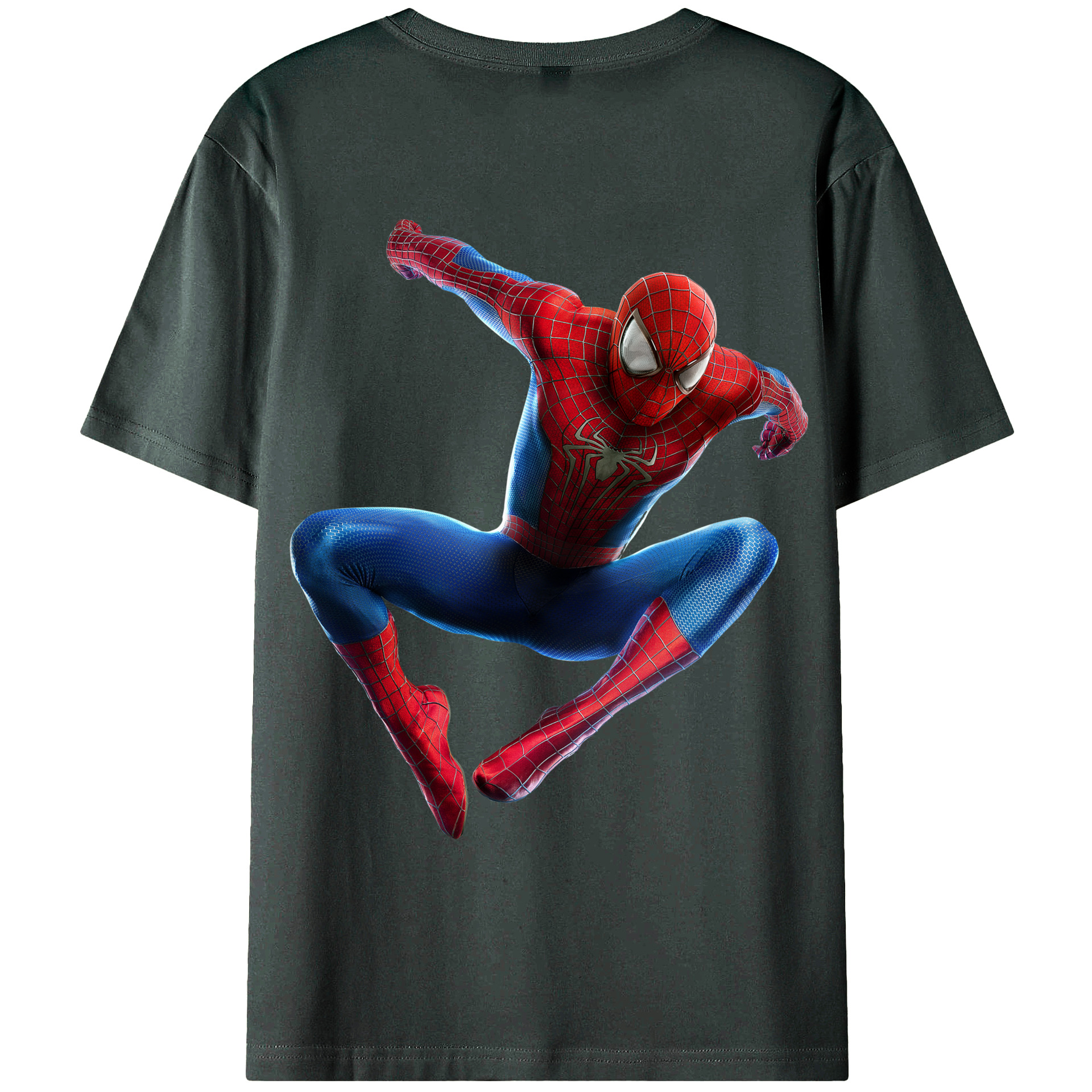 （画像用） アベンジャーズ The Avengers 綿100％ メンズ半袖Tシャツ（バックプリント） 通気性